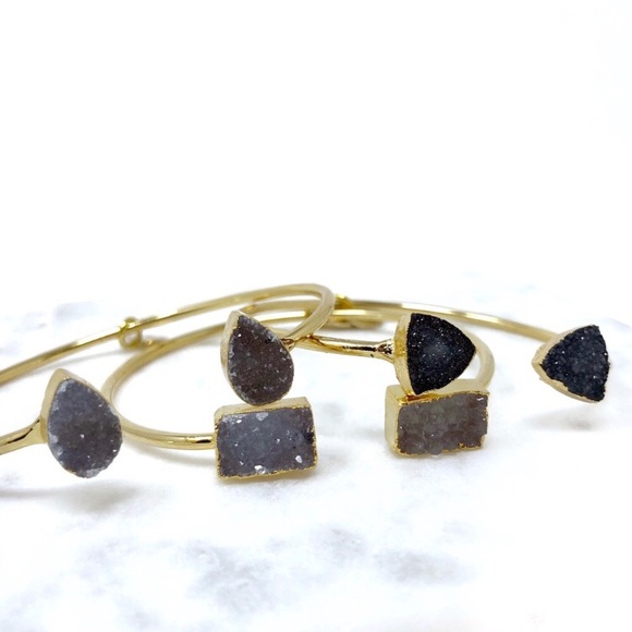 ▵ NEW ▵  Druzy Bangle Bracelet - Picture 7 of 8